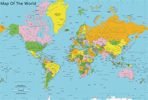 Map Of The World Hd